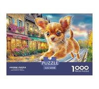 ChihuahuaPremium Jigsaw Puzzles for Adults A 1000-Piece Advanced-Level Set Featuring Challenging And Educational Games - Designed As The Jigsaw Puzzles for Adults And Mature Kids Aged 12