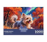 ChihuahuaPuzzles for Adults Pet DogEducational 1000 Pieces Home Decoration Challenging There Are Letters on The Back 38x26cm/1000pcs