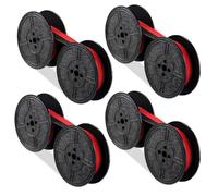 Chihutown 4 Pairs Universal Typewriter Ribbon, Calculator Ribbon Replacement Pack, Typewriter Ink Ribbon for Most Typewriter