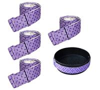 Chihutown 4 Pcs Bake Even Strip, Baking Even Strip, Cake Pan Dampen Strips, Adjustable Baking Tray Protection Straps, for Home Kitchen Baking Supplies (4 PCS)