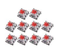 Chiic 10 Pieces 3 Pin Mechanical Keyboard Switch Replacement for Cherry MX Keyboard Tester Kit 1.5 cm x 1.5 cm x 2 cm red red 15mm x 15mm x 20mm