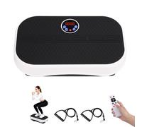 Chiidou Vibration Plate Exercise Machine with 5 Programs & 99 Speeds, Vibrating Platform with Resistance Bands for Full-Body Workout, Fat Loss, Muscle Activation & Lymphatic Drainage Home Fitness