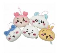 Chiikawa Mini Face Plush Mascot- Official Licensed Parade Collectible Soft Plush- One Random Design (1 of 5 Possible Designs)