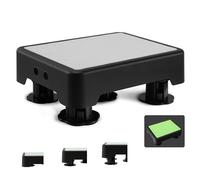 CHIKILLA Adjustable Step Stool for Bedside High Beds, Glow in The Dark Bed Steps for Adults Elderly, 650LBS Heavy Duty Non-Slip Safety Platform for Car, Bathtub, Kitchen, 3 Height Settings 3.7"-5.9"