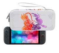 CHIKIXSON Case for Nintendo Switch 2 (2025) Hard Case with 10 Slots for Playing Cards Portable, White