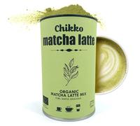 Chikko Bio Spiced Matcha Latte Powder - 130g - Smooth, Creamy Green Tea Delight - Free from Additives and Chemicals, Made from 100% Natural Ingredients - Soothing Drink for Slow Releasing Energy