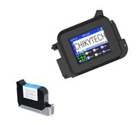 CHIKYTECH Mini Handheld Inkjet Printer,Pocket Portable Coding Machine with 2.4 Inch LED Touch Screen,Inkjet Printer for DIY Printing/QRcode/Barcode/Date/Logo/Batch Series Number etc (Black)