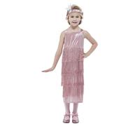 Girls Kids 20's Flapper Great Gatsby Fancy Dress Costume Party Halloween