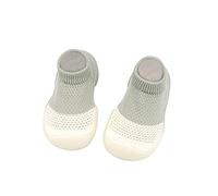 Child 3 Months Shoes Indoor Pedestrian Toddler Baby Shoes in Mixed Colours Elastic Socks Kids Net Slip On Shoes Kids Boys, Army Green, 5 UK Child