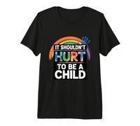 Child Abuse Awareness It Shouldnt Hurt to Be A Child Premium T-Shirt