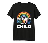 Child Abuse Awareness It Shouldnt Hurt to Be A Child Premium T-Shirt