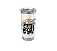 Child Abuse Awareness It Shouldnt Hurt to Be A Child Stainless Steel Insulated Tumbler
