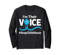 Child Abuse Prevention Awareness Men Women April Prevent Long Sleeve T-Shirt