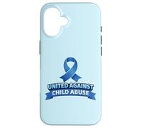 Child Abuse Prevention - Blue Awareness Ribbon April Bold Case for iPhone 16