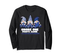 Child Abuse Prevention Gnome One Fights Alone Awareness Long Sleeve T-Shirt