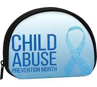Child AbuseAwareness Month Coin Purse Wallet Women and Girls Cute Fashion Bag Change Pouch Key Holder Women Purse Gift