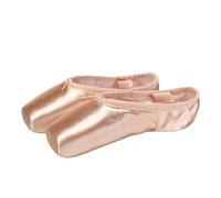 Child and Adult Ballet Dance Shoes Girls Pointe Professional with Ribbons Series Classic Woman for Dancing(Pink,39 (24cm))