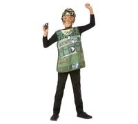 Child Army Services Fancy Dress Instant Kit One Size