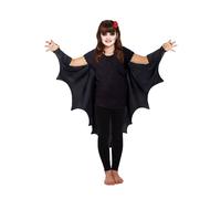 HENBRANDT Children’s Bat Cape Costume Accessory for Kids Scary Fancy Dress Outfit Vampire Bat Wings Witch Cape One Size Ages 4-12 Halloween Fancy Dress for Boys and Girl