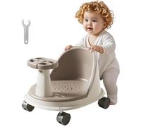 Child Bath Seat for Bath,Non-slip Bath Seat with Suction Cups,Bath Chair with Detachable Wheels - for Home Badminton Boys Girls New Parents Caregivers Safety Conscious Families