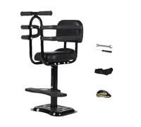 Child Bicycle Seat - Rear Safety Soft Chair, Kids Bike Support, Detachable Base | Shock Absorbing Cushion Pad, Safety Mounting Frame, for Cycling Trips Weekend Family Park Road Adventures