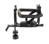Child Bike Carrier - Front Attachment Seat, Ergonomic Cushion Pad, Detachable Frame System, Stable Footrest Bar | Bicycle Transport Solution for Kids Touring Exercise Daily Urban Leisure