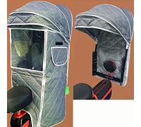 Child Bike Rear Seat Canopy - Universal Waterproof Sunscreen Cover for Child Bike Seats, Protects from Rain, Wind, and Sun - Fits Most Bicycles
