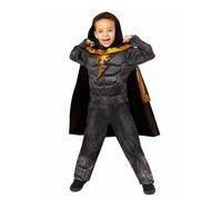 amscan 9915111 - Kids Official DC Comics Black Adam Boys Fancy Dress Costume Age: 4-6 Yrs