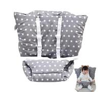 Child Booster Seat for Table Highchair Non-slip Bottom Harness Straps | Child Harness Seat with Straps High Back for Child Kids Children Boys Girls Family Friends