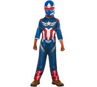 Child Boy Official Captain America Comics World Book Day Fancy Dress Costume