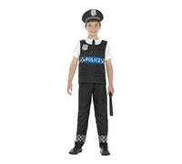 Child Boys Cop Police Officer Fancy Dress Party Costume