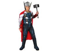 Child Boys Deluxe Official Thor Comics Superhero Book Day Fancy Dress Costume