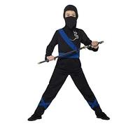 Child Boys Ninja Assassin Japanese Warrior Fancy Dress Party Costume