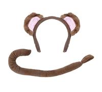 Bristol Novelty DS154 Monkey Set | Pack of 1 | Child Ears and Tail, Unisex, Brown, One Size