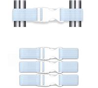 Child Cabinet Safety Locks Simple Installation Suitable for Fixing: Double Door Refrigerator,RV Furniture, Kitchen Oven,Cabinet,Safety Fence,Baby Home Travel Essentials(3 Pack, White)