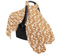 Child Car Seat Cover Lightweight Breathable Flower Cover Fits Strollers