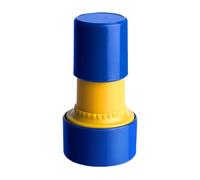 Child Clock Stamp - 2.83 Inches ABS Interactive Learning Toy | Portable Time Telling Teaching Stamp, Educational Fun Tool For Classroom, Home Art, Scrapbook, Birthday, And Holiday School Party