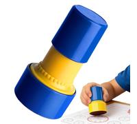 Child Clock Stamp - Fun Educational Interactive Portable Toy | Clocks Teaching Stamp,for Boys Children Classroom Home Art Painting Scrapbook Birthday Holiday School