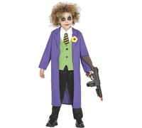 Child Crazy Joker Batman inspired Costume - 10-12 Years