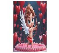 Child Cupid Wooden Jigsaw Puzzles 1000 Piece Puzzle For Adults. Challenging To Complete But Fun And Humorous Jigsaws 78×53cm