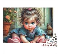 Child Curious Bug 1000 Pieces Recycled Cardboard Puzzle for Family Game Night Team Building Educational Enlightenment Casual Gamers Gift 52x38cm/1000pcs