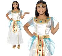 Child Deluxe Cleopatra Egyptian Toga Costume Book Week Day Fancy Dress New