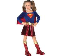Child DELUXE SUPERHERO Batgirl Supergirl Spidergirl Comic Fancy Dress Book Wk