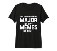 Child Development Major By Day Memes Night Childcare Student Premium T-Shirt