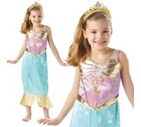 Child Disney Little Mermaid Sparkle Costume | Large (Ages 7-8 yrs Height 128cm)