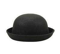 Child Felthat Black Bowler Hat Top Hats Woolen Bowler Cap for Kids Adults Boys Girls Fancy Dress Kids Top Caps for World Book Day Unisex Children Hat One Size Felthat Head Accessory