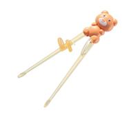 Child Friendly Chopsticks Bear Pattern Chopsticks ABS Fun & Engaging for Teaching Dining Etiquette Toddler Chopstick Trainer