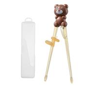 Child Friendly Chopsticks Bear Pattern Chopsticks ABS Fun & Engaging for Teaching Dining Etiquette Toddler Chopstick Trainer