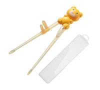 Child Friendly Chopsticks Bear Pattern Chopsticks ABS Fun & Engaging for Teaching Dining Etiquette Toddler Chopstick Trainer