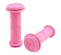 Child Friendly Rubber Bike Handlebar Grips for Bicycles and Scooters, Easy to Use (pink)